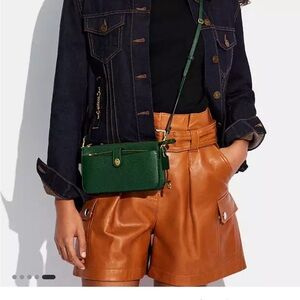 NWT Coach Green Crossbody Bag